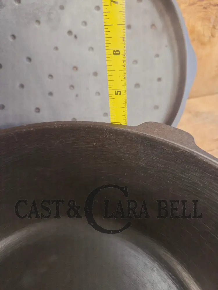 Early Birmingham Stove & Range (BSR) Red Mountain Series #8B Dutch oven with hand scribed numbers! Dutch Ovens Trivets