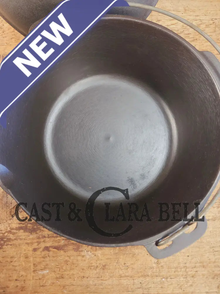 Early Birmingham Stove & Range (BSR) Red Mountain Series #8B Dutch oven with hand scribed numbers! Dutch Ovens Trivets