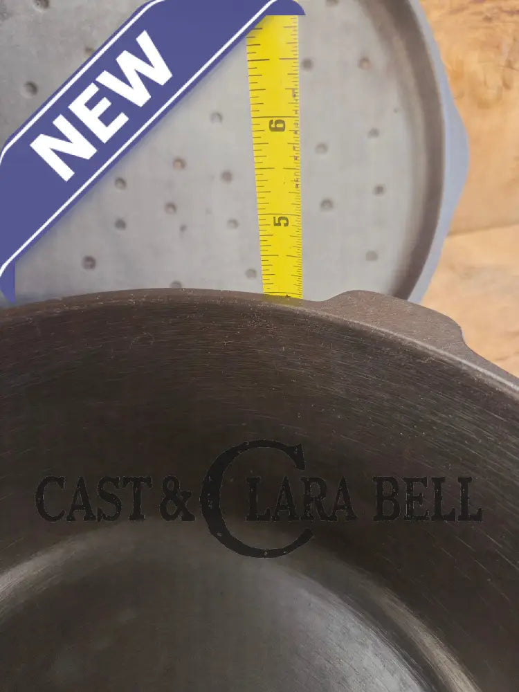 Early Birmingham Stove & Range (BSR) Red Mountain Series #8B Dutch oven with hand scribed numbers! Dutch Ovens Trivets