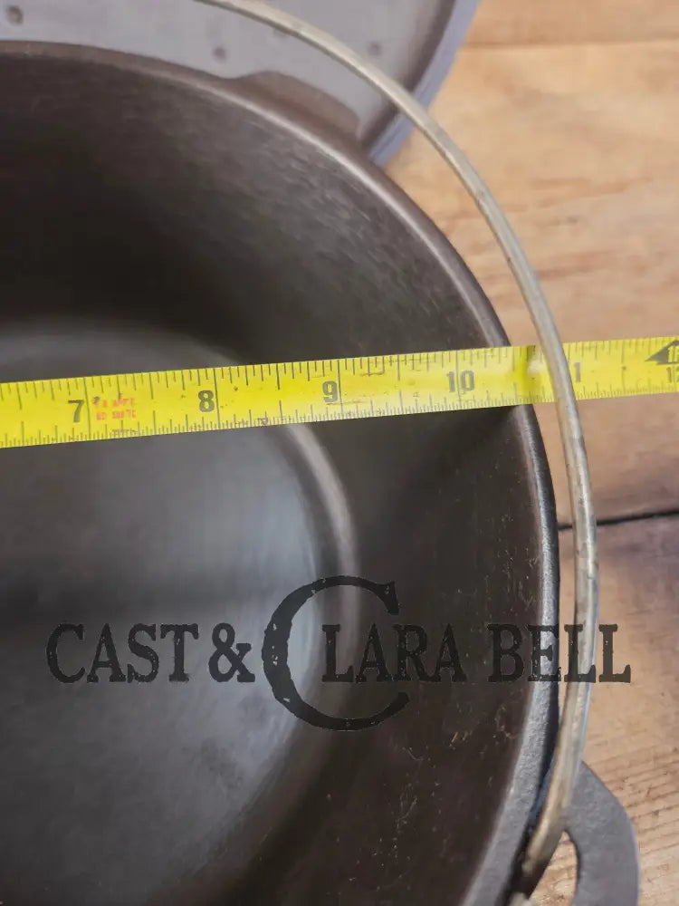 Early Birmingham Stove & Range (BSR) Red Mountain Series #8B Dutch oven with hand scribed numbers! Dutch Ovens Trivets