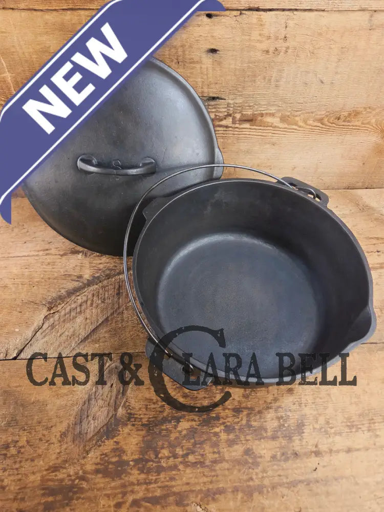 Early Birmingham Stove & Range (BSR) Red Mountain Series #8C Dutch oven with hand scribed numbers Dutch Ovens Trivets &