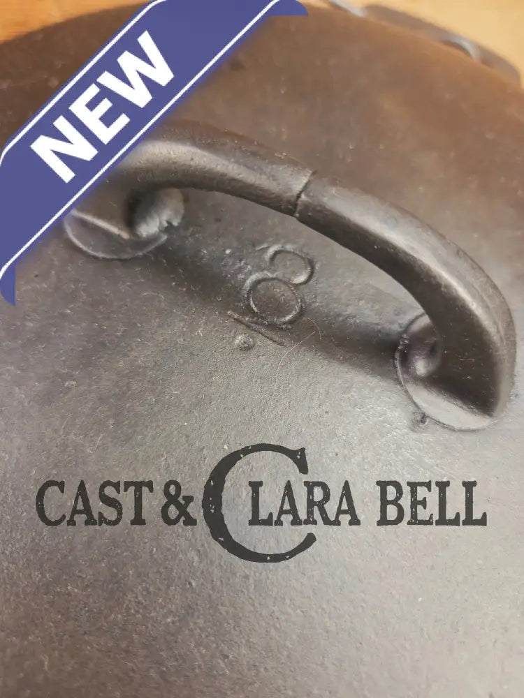 Early Birmingham Stove & Range (BSR) Red Mountain Series #8C Dutch oven with hand scribed numbers Dutch Ovens Trivets &