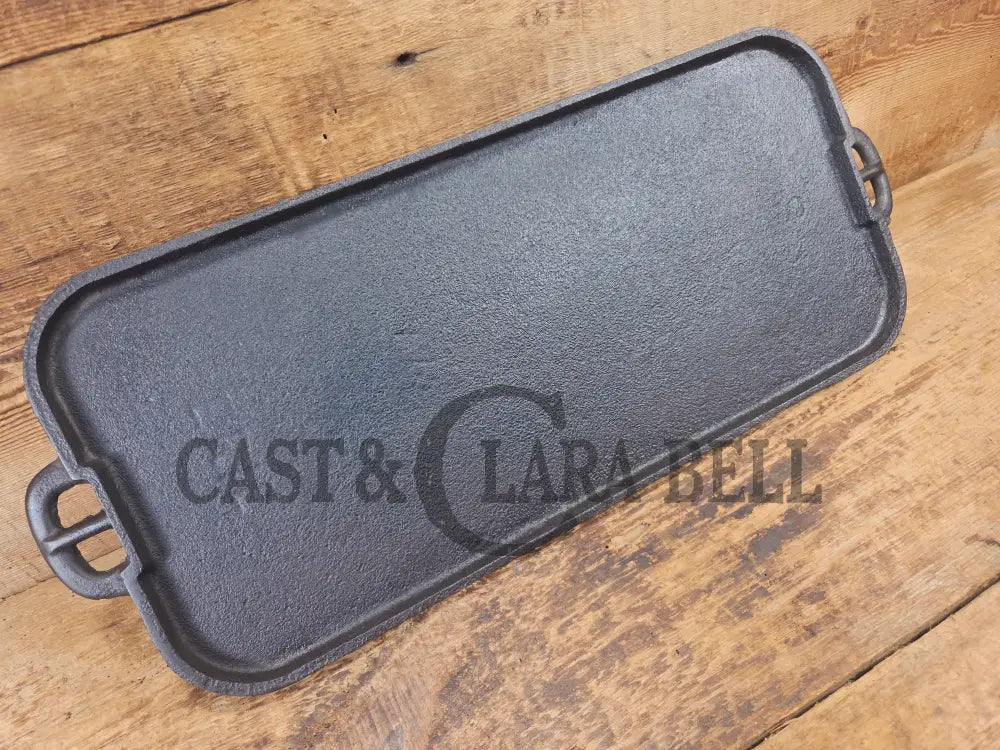Early 1900βs hard to find Griswold Long Griddle with Slant Block Logo ERIE 745. Perfect for everyday use pancakes and