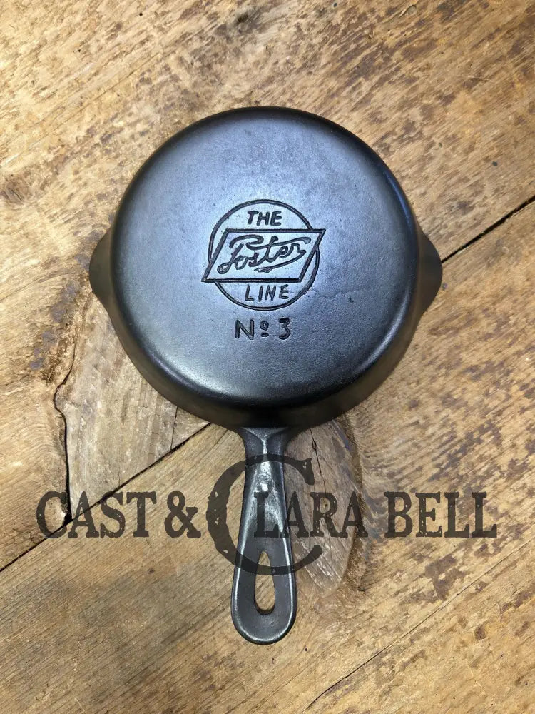 Early to Mid 1900’s Foster Stove Company ’Foster Line’ #3 Cast iron Egg Skillet. PERFECT for the collector not seen
