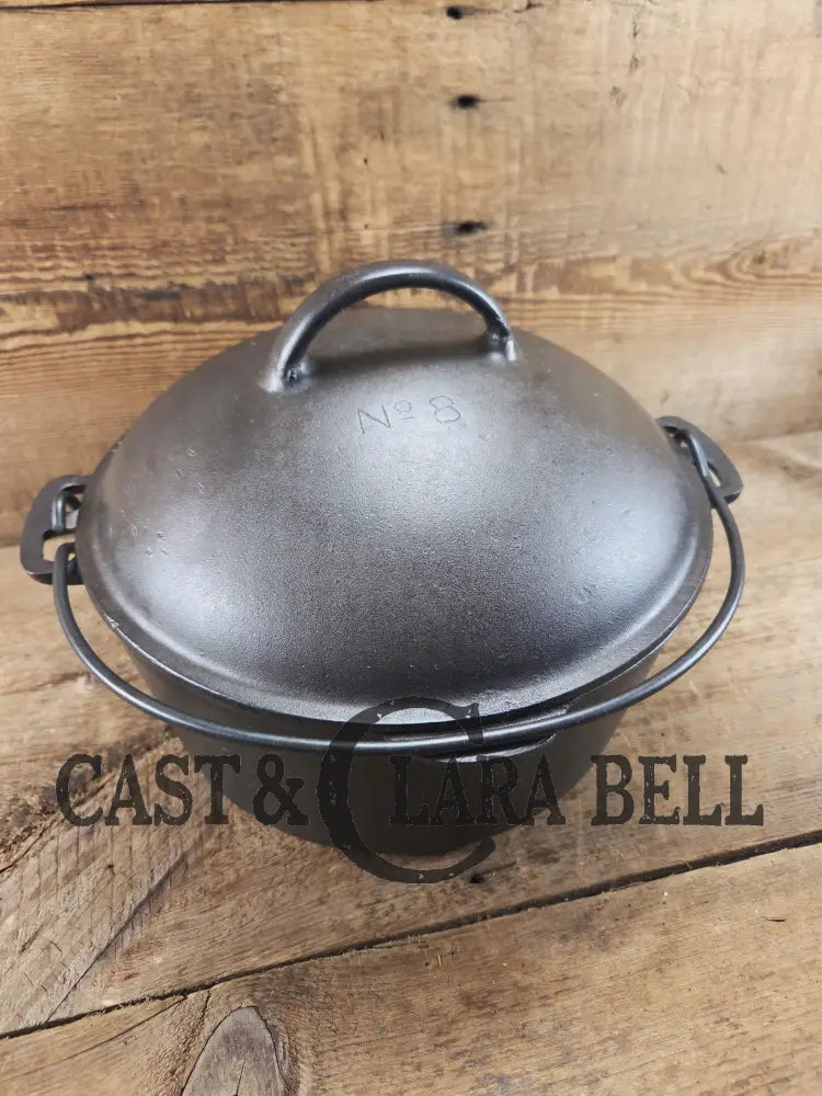 Early to Mid 1900βs Foster Stove Company (Ohio) #8 Cast Iron Dutch Oven. High Dome lid beautiful piece! Dutch Ovens