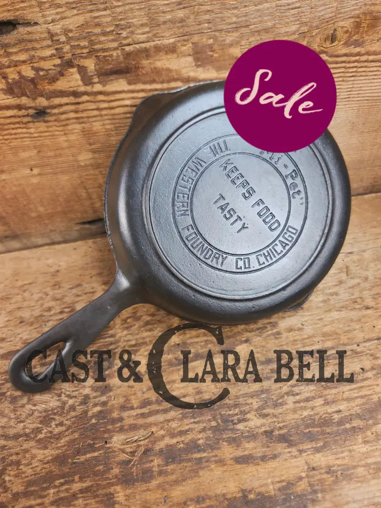 Early to Mid 1900’s Western Foundry Co. ’Mi-Pet’ classic Egg Skillet Skillet