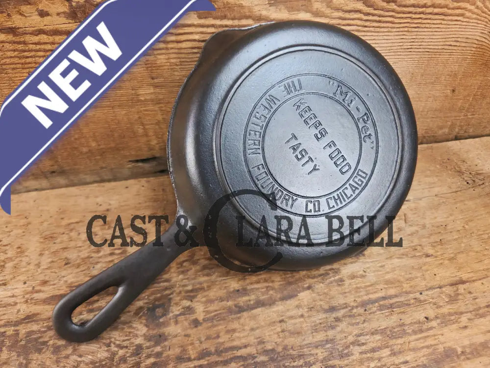 Early to Mid 1900’s Western Foundry Co. ’Mi-Pet’ classic Egg Skillet Skillet