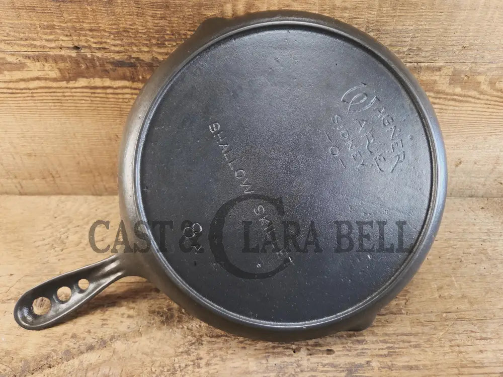 Elegant and hard to source! 1920-30βs WagnerWare #8 Shallow Skillet 1098. Great gift idea! Restored and Ready to Use!