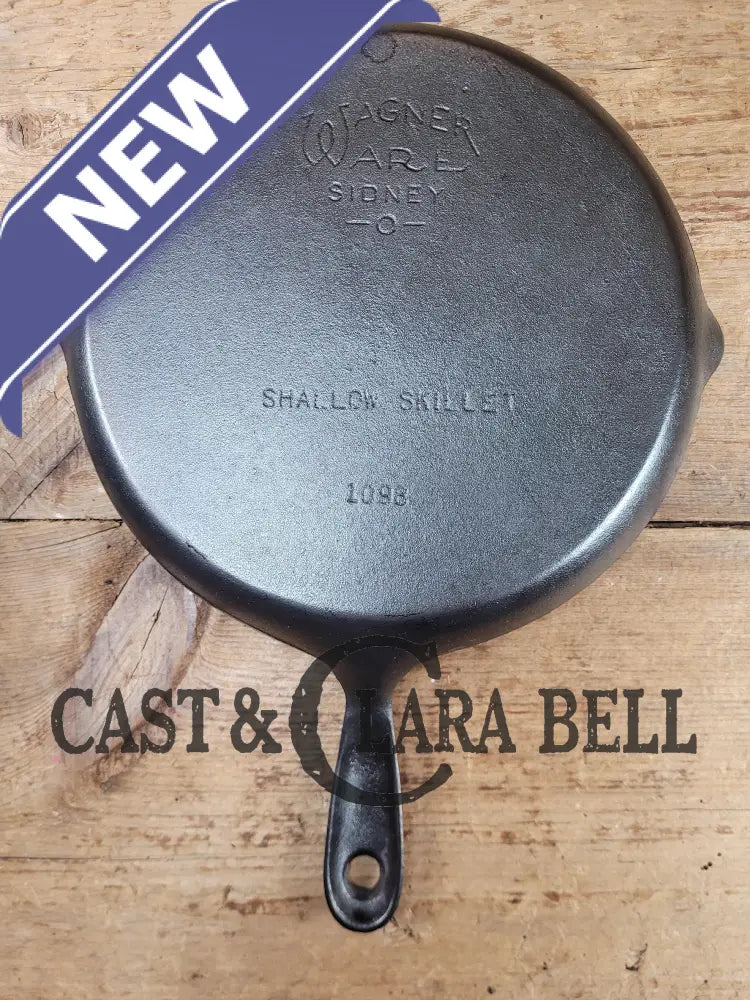 Elegant And Hard To Source! 1920-30’S Wagnerware #8 Shallow Skillet 1098. Great Gift Idea!
