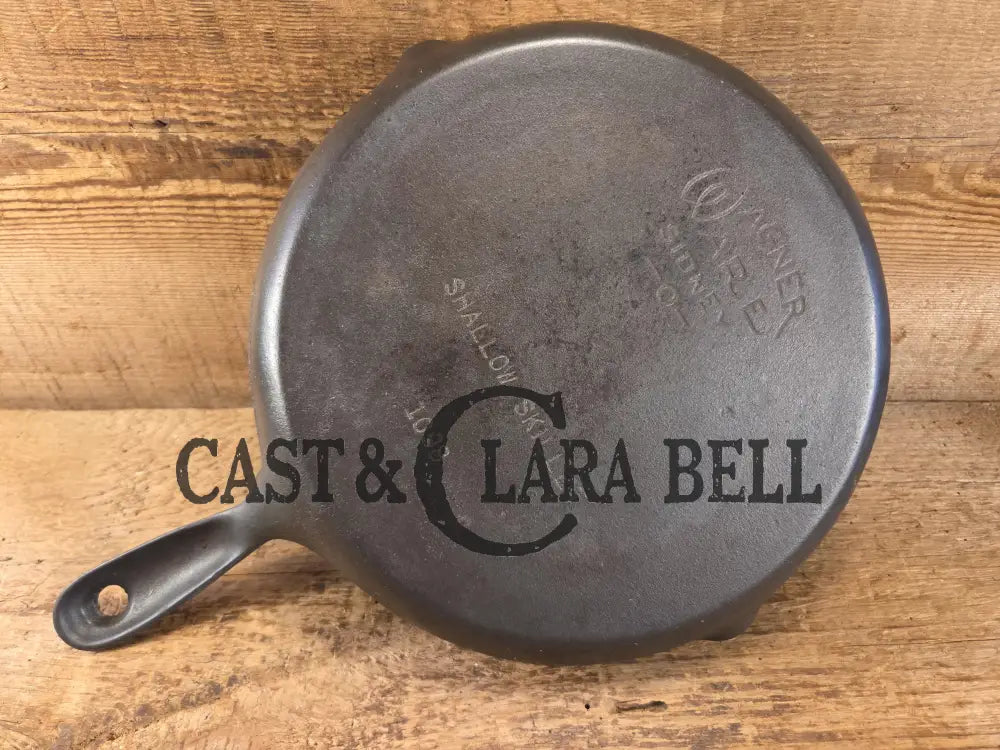 Elegant and hard to source! 1920-30’s WagnerWare #8 Shallow Skillet 1098. Great gift idea! Restored and Ready to Use!