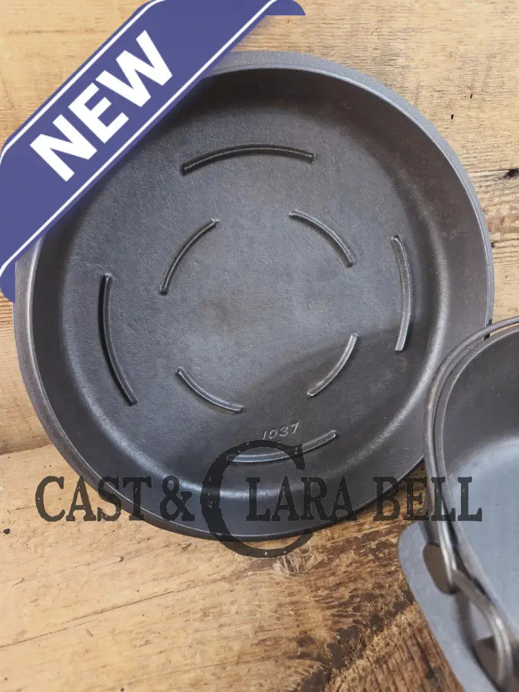 Elegant Griswoldβs Iron Mountain Series #8 Cast Iron Dutch Oven with Lid (1036/1037) Dutch Ovens Trivets & Kettles