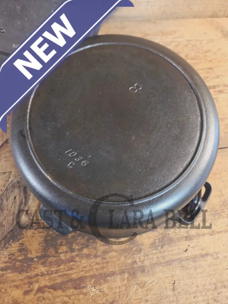 Elegant Griswold’s Iron Mountain Series #8 Cast Iron Dutch Oven with Lid (1036 C/1037 A) - Dutch Ovens Trivets & Kettles