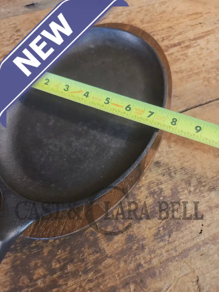 Fajitas AND a COOL presentation trivet. Unique gift idea Wagner Ware Cast Iron Sizzle Server 1095 - Skillet