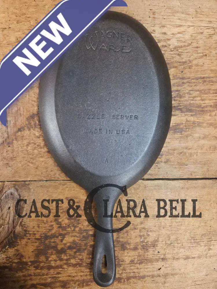 Fajitas anyone? Unique gift idea Wagner Ware Cast Iron Sizzle Server 1095 A Skillet