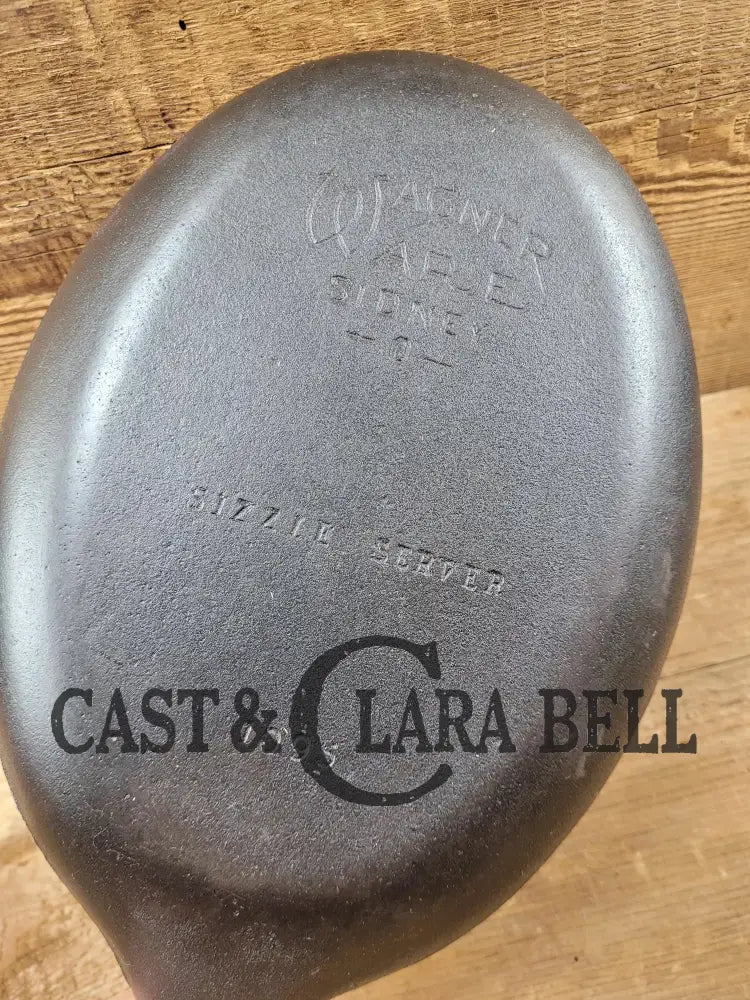 Fajitas Anyone? Unique Gift Idea Wagner Ware Cast Iron Sizzle Server 1095 Skillet