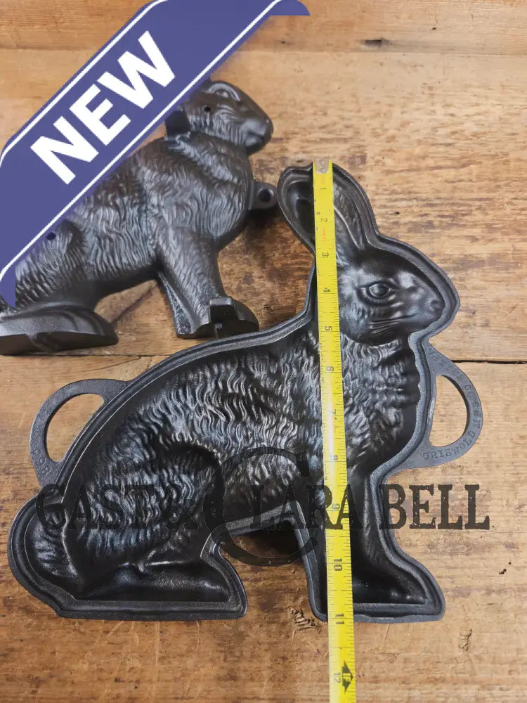 Fantastic for Christmas Spring or Easter! #898 Griswold Bunny Cake Mold ready to use! Bakeware