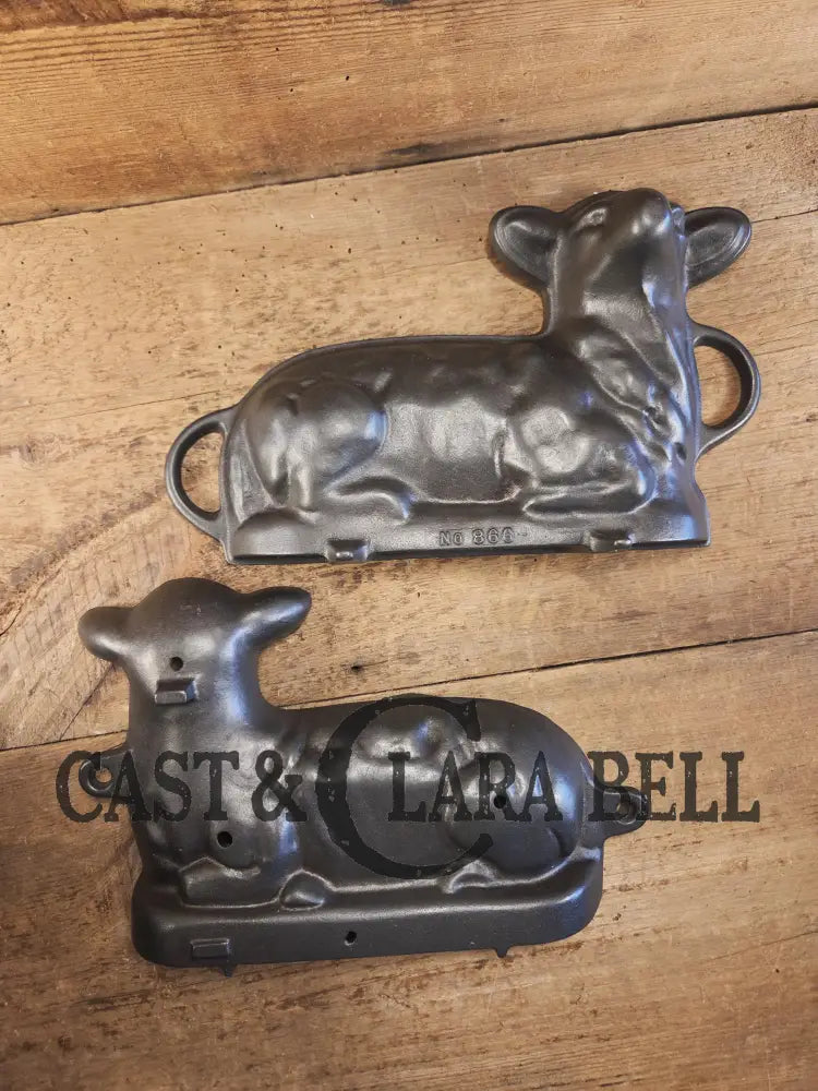 Fantastic for the holidays! Authentic #866 Griswold Lamb Cake Mold Restored and Ready to Use! Bakeware