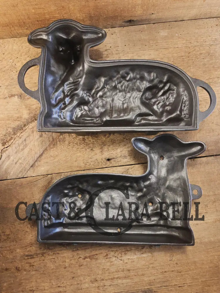 Fantastic for the holidays! Authentic #866 Griswold Lamb Cake Mold Restored and Ready to Use! Bakeware