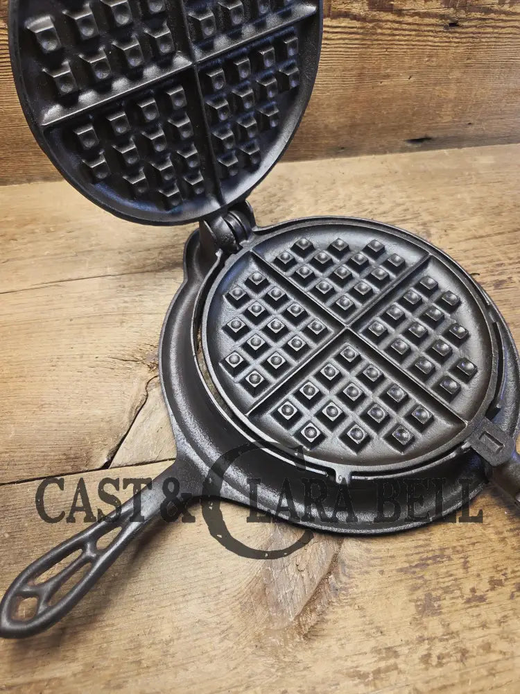 Fantastic gift idea! 1910’s fully restored Griswold No. 8 Waffle Iron (314 & 315) with (#327) Low Base. Ready to make