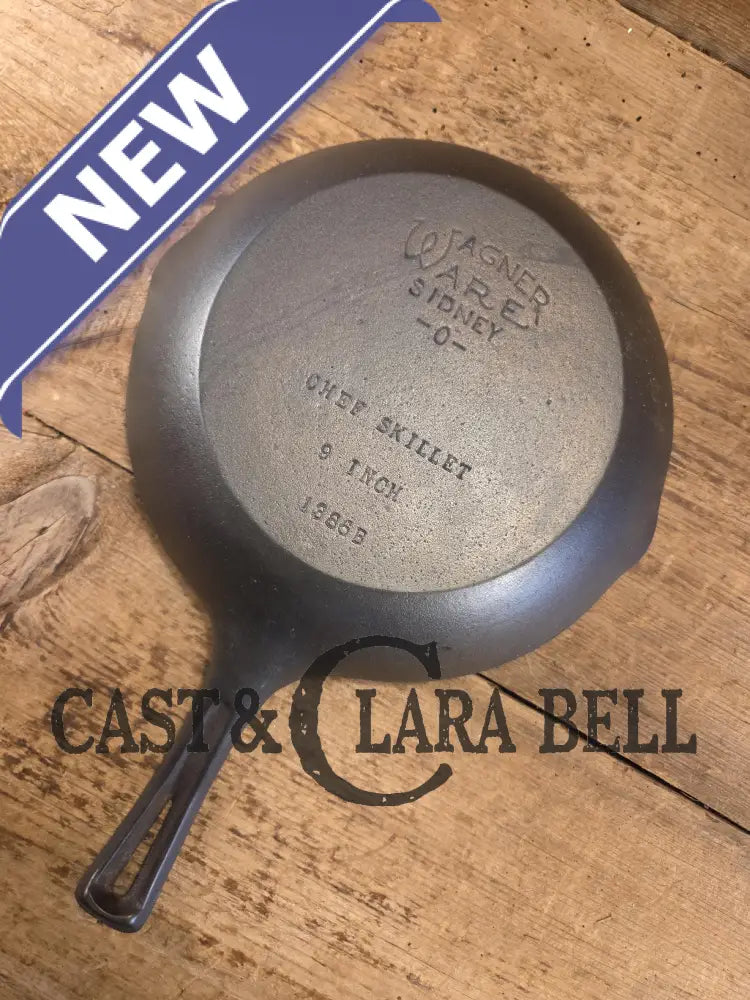 Fantastic gift idea! Hard to Find 1930’s Wagner Ware Sidney -O- ’Chef Skillet’ 1386 B. Restored and ready to use!
