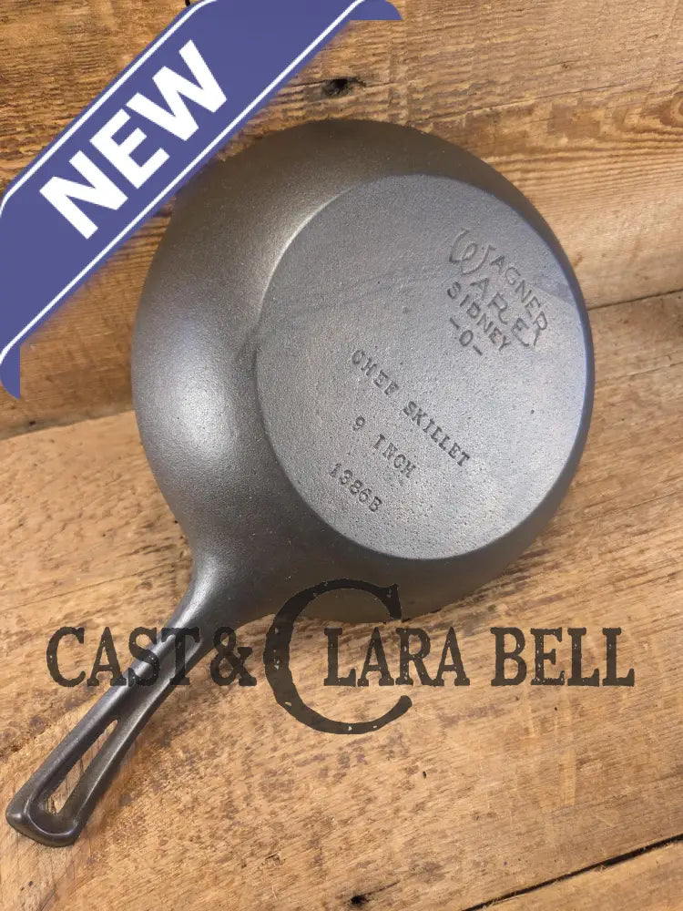 Fantastic gift idea! Hard to Find 1930’s Wagner Ware Sidney -O- ’Chef Skillet’ 1386 B. Restored and ready to use!