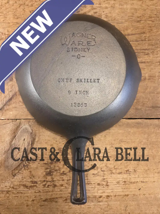 Fantastic gift idea! Hard to Find 1930βs Wagner Ware Sidney -O- βChef Skilletβ 1386 B. Restored and ready to use!