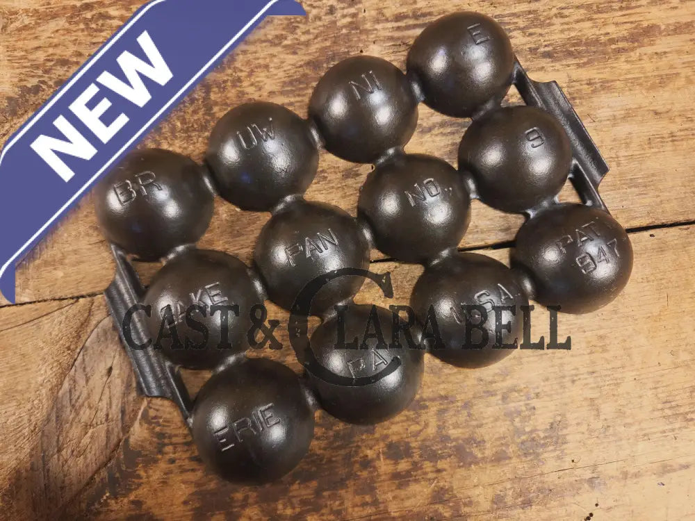 Fully Marked Griswold #9 Brownie Cake Pan 12 cup Erie PA USA Pat. No. 947. Restored and Ready to Use! Bakeware