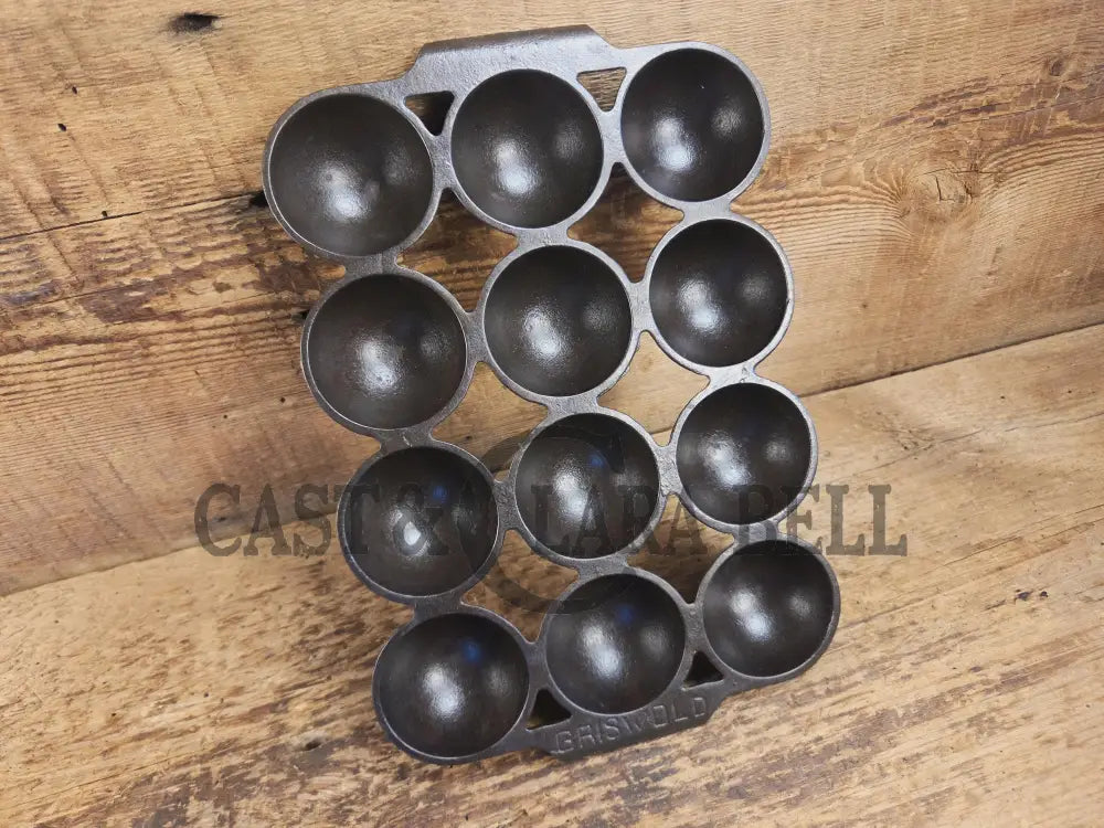 Fully Marked Griswold #9 Brownie Cake Pan 12 cup Erie PA USA Pat. No. 947. Restored and Ready to Use! Bakeware
