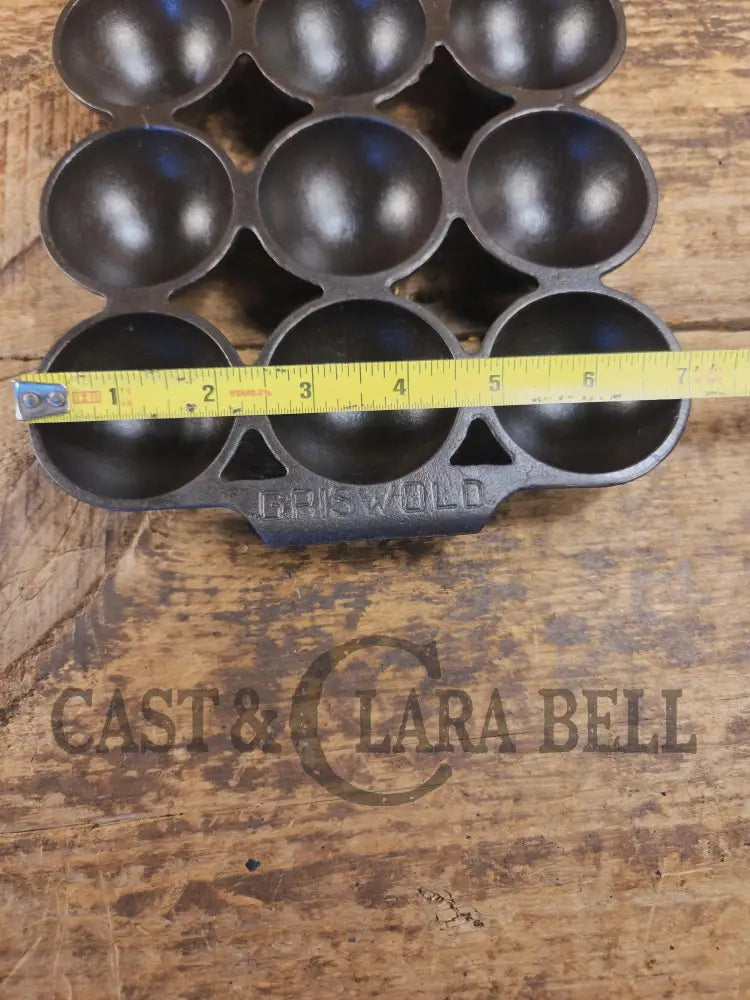 Fully Marked Griswold #9 Brownie Cake Pan 12 cup Erie PA USA Pat. No. 947. Restored and Ready to Use! Bakeware