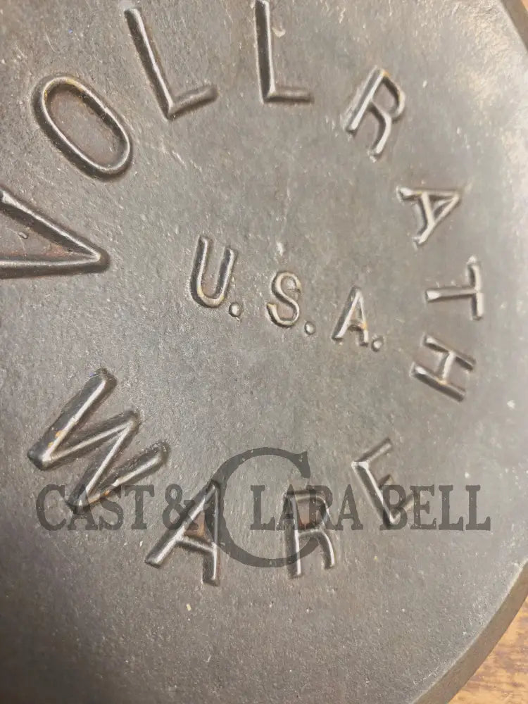 Fully marked Vollrath #8 Cast Iron Lid! Hard to find piece! Skillet