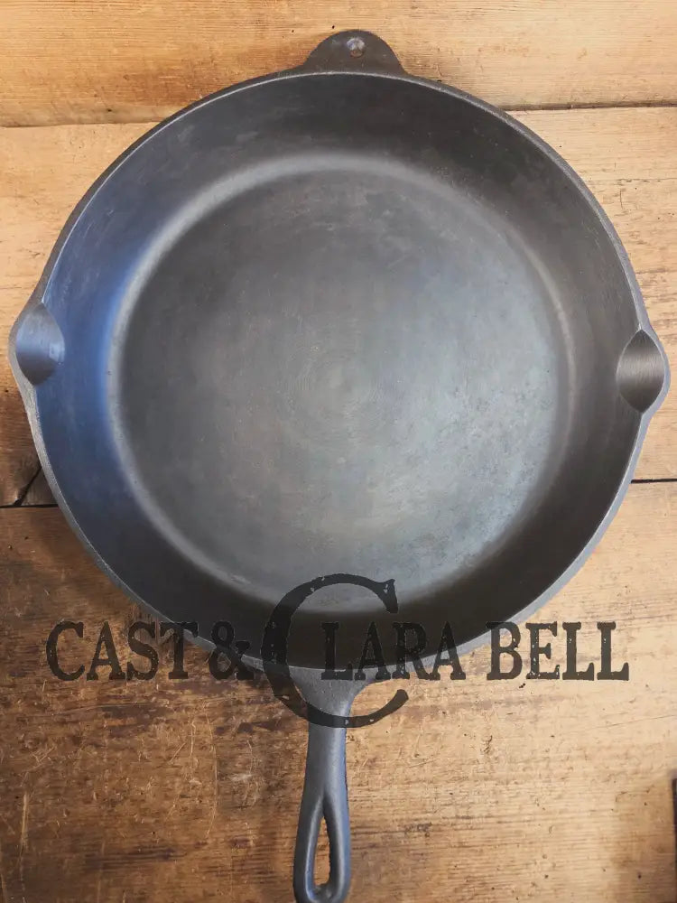 Giant! #14 Birmingham S&R Red Mountain (BSR) cast iron skillet. The biggest BSR made Skillet