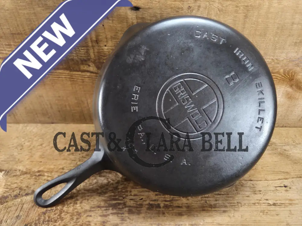 Gorgeous 1930’s Griswold #8 Cast Iron Skillet with Large Block Logo 704 K Skillet