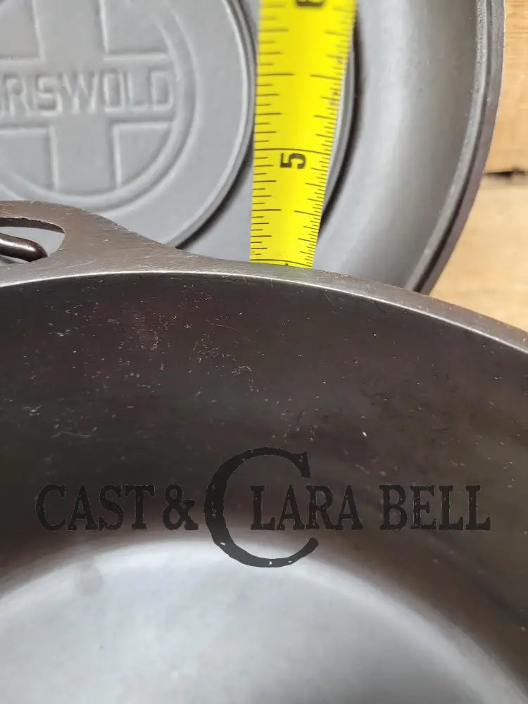 Gorgeous. 1930βS Griswold #8 Tite-Top Dutch Oven 1278 C Fully Marked Raised Matching Lid With Ez