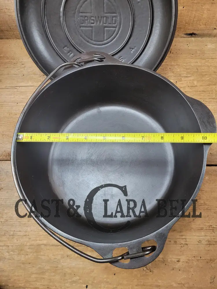 Gorgeous. 1930βS Griswold #8 Tite-Top Dutch Oven 1278 C Fully Marked Raised Matching Lid With Ez