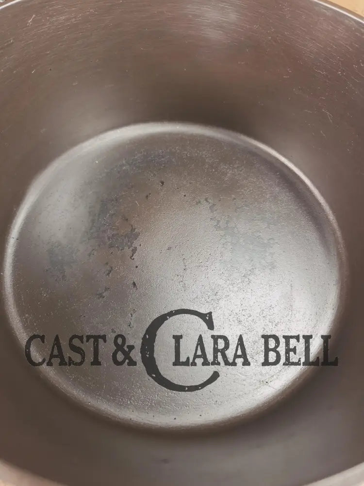 Gorgeous! 1930’s Wagner Ware #8 Drip Drop Roaster #1268 A I w/ Sawtooth Lid p/n 1268. Raised Letter lid. Dutch Ovens