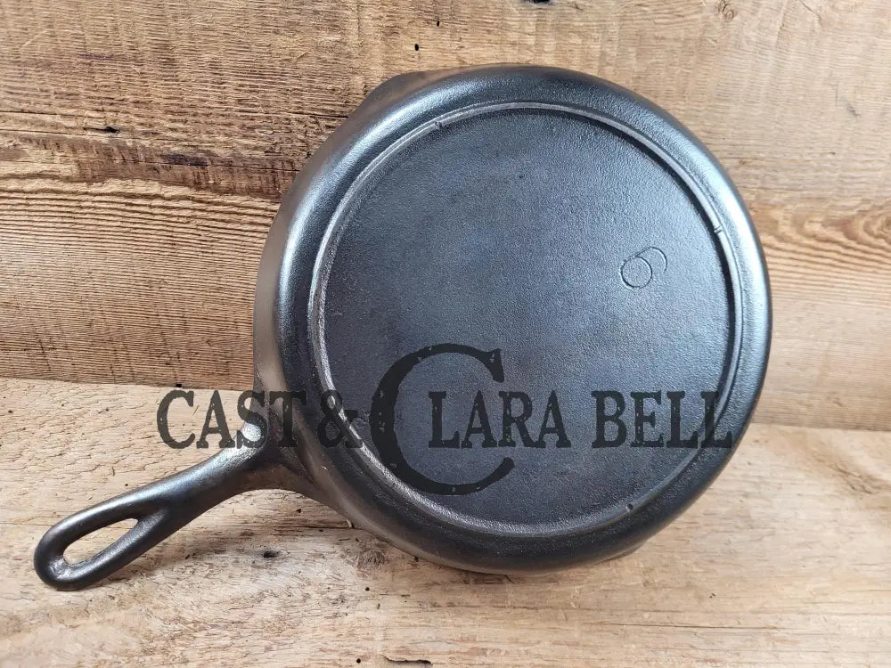 Gorgeous 1940’S Lodge #6 Skillet With 3-Notch Heat Ring. Perfect For The Whole Family Perfect