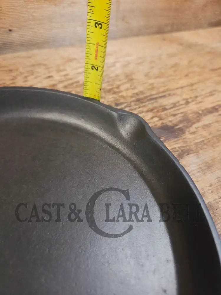 Gorgeous and harder to find Martin Stove & Range No. 7 Skillet Griddle with Hamburger Logo. Versatile restored and