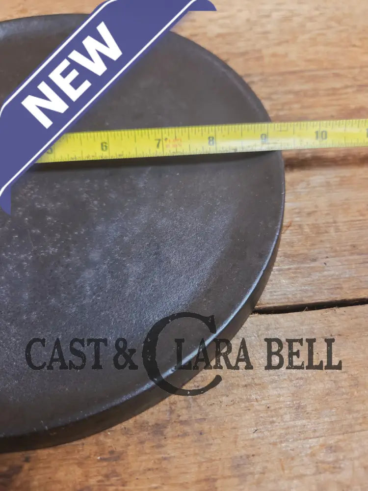 Gorgeous and harder to find Martin Stove & Range No. 8 Skillet Griddle with Hamburger Logo. Versatile restored and