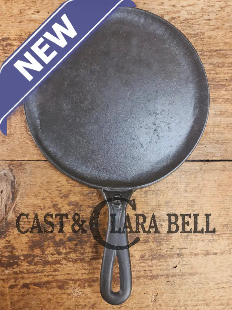 Gorgeous and harder to find Martin Stove & Range No. 8 Skillet Griddle with Hamburger Logo. Versatile restored and