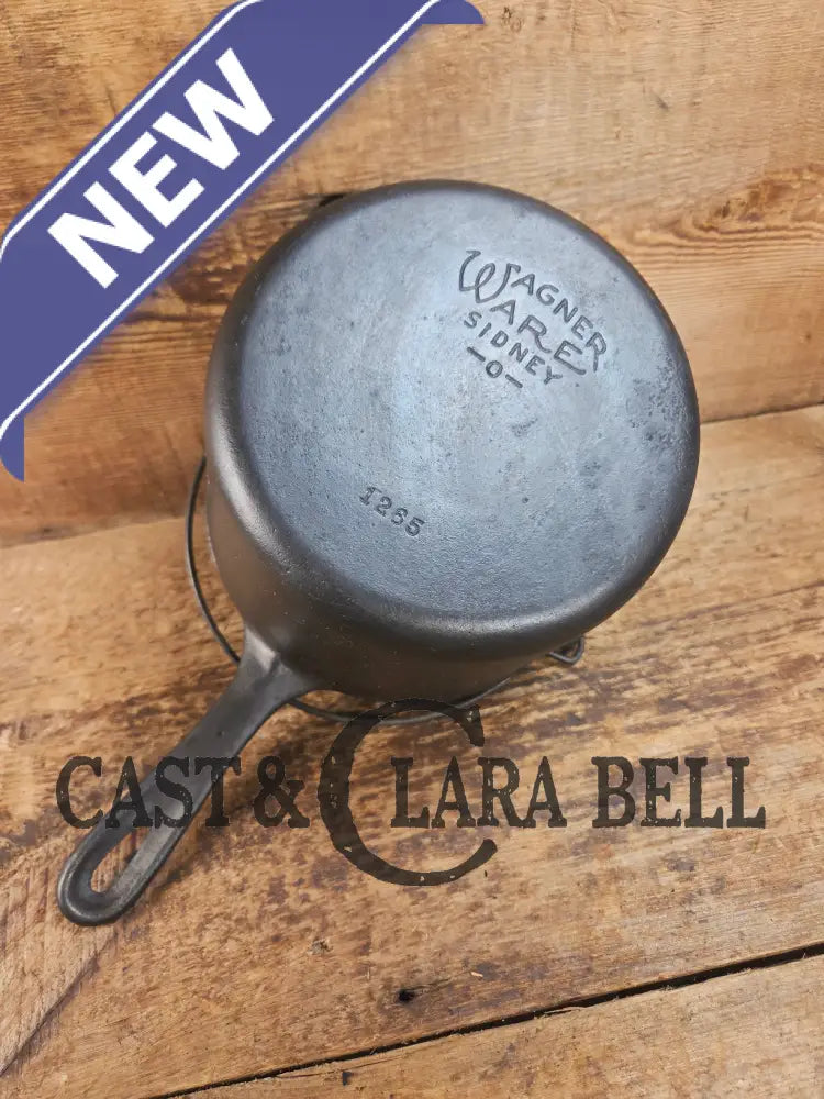 Gorgeous and Unique! 1930’s Wagner Ware Deep Fat Fryer c/n 1265. Restored and Ready To Use! Dutch Ovens Trivets &