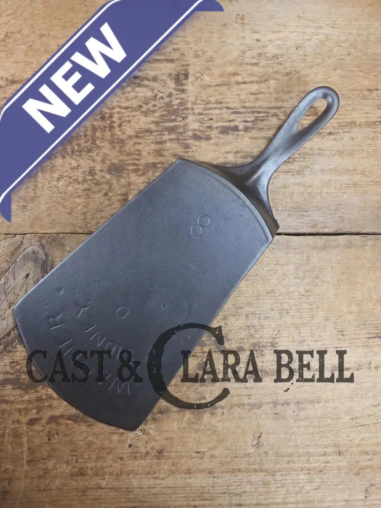 Gorgeous custom made Wagner Cast Iron Skillet Spatula. From an 1800’s ’Double arc’ Wagner Skillet. AMAZING craftmanship