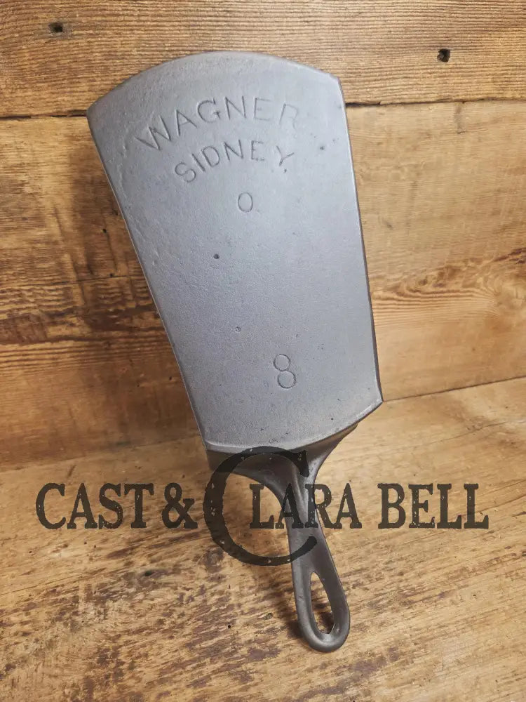 Gorgeous custom made Wagner Cast Iron Skillet Spatula. From an 1800’s ’Double arc’ Wagner Skillet. AMAZING craftmanship