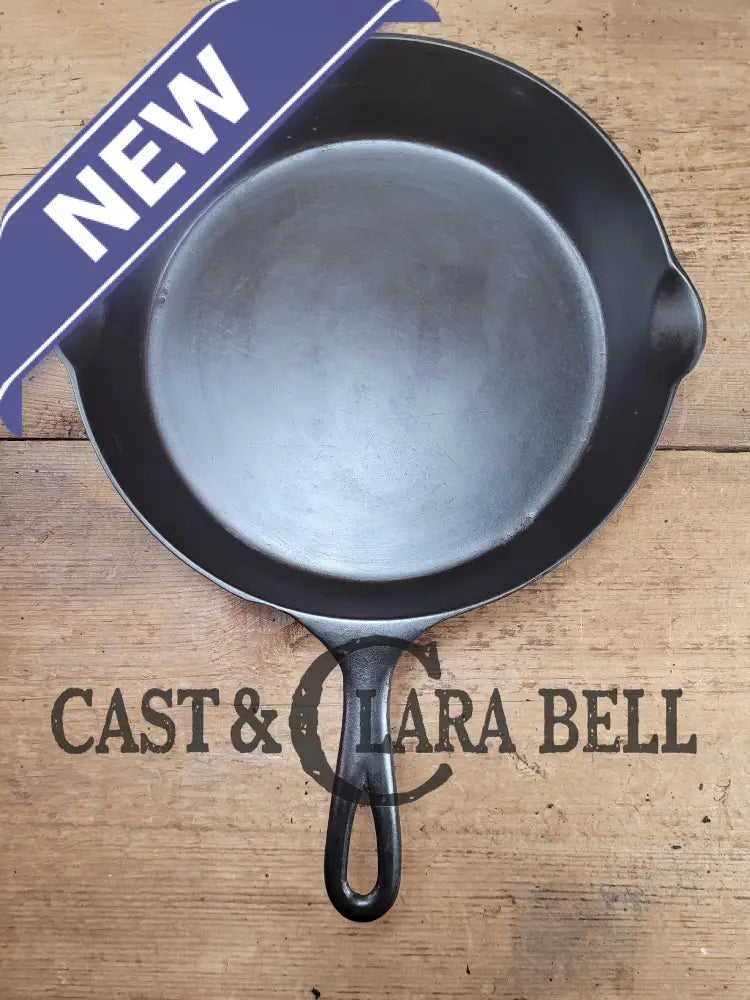 Gorgeous Early 1890’S Erie #9 (1890’S Griswold) 3Rd Series’ Cast Iron Skillet With Heat Ring