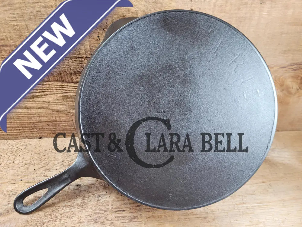 Gorgeous Early 1890’S Erie #9 (1890’S Griswold) 3Rd Series’ Cast Iron Skillet With Heat Ring