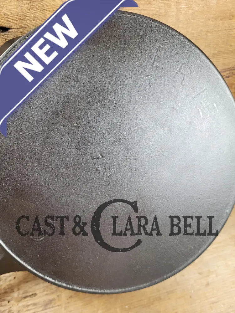 Gorgeous Early 1890’S Erie #9 (1890’S Griswold) 3Rd Series’ Cast Iron Skillet With Heat Ring