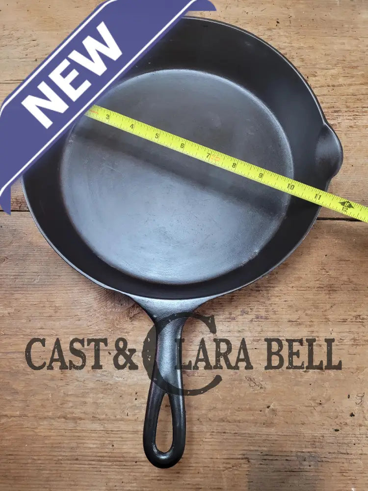 Gorgeous Early 1890’S Erie #9 (1890’S Griswold) 3Rd Series’ Cast Iron Skillet With Heat Ring