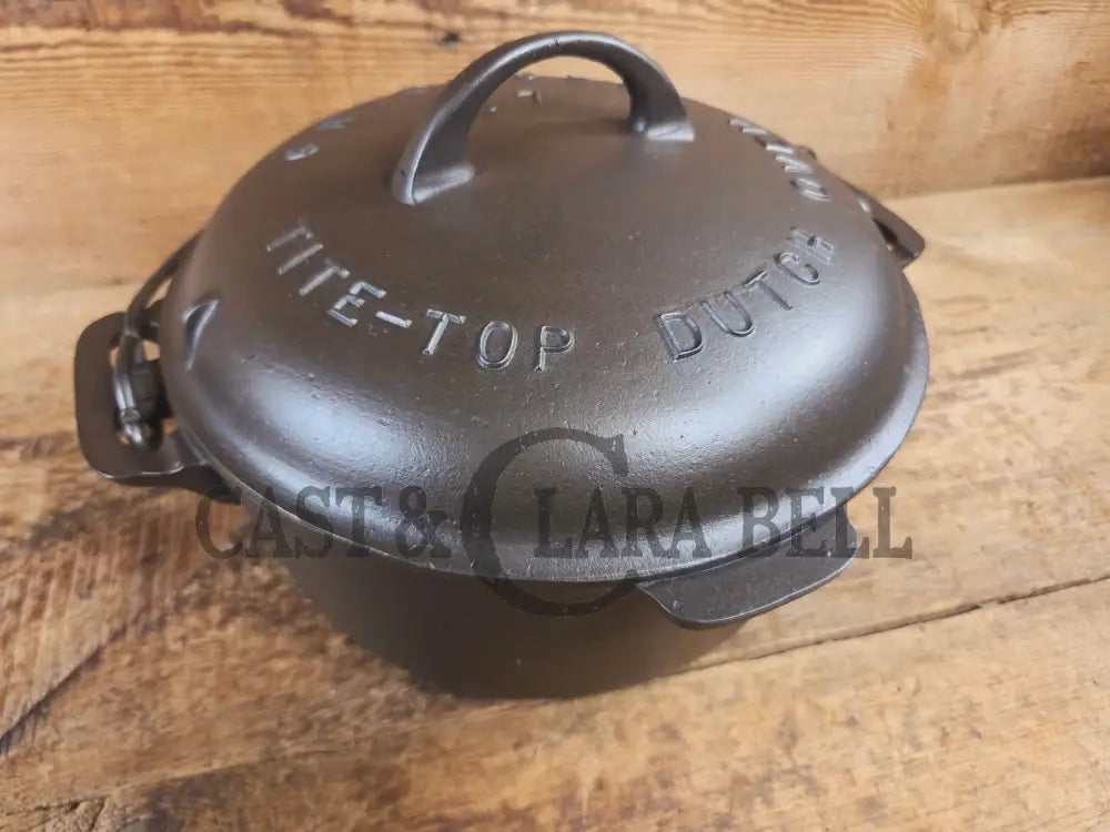 GORGEOUS. Griswold #7 fully marked Tite-Top Dutch Oven 2603 high dome fully marked lid 2604 - Dutch Ovens Trivets &