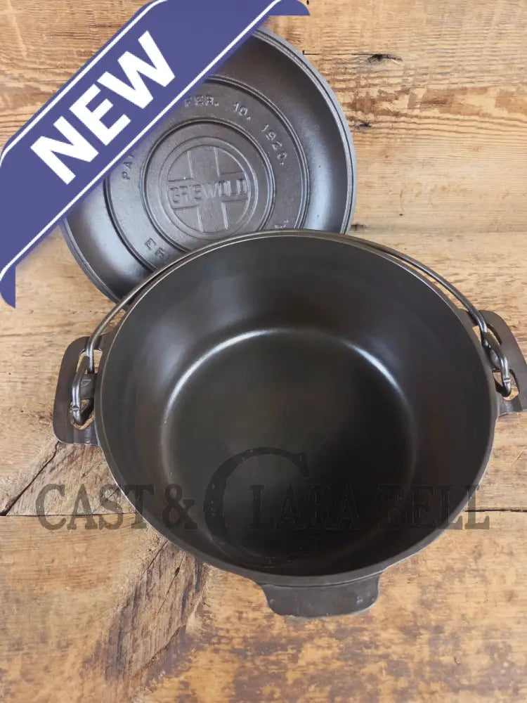 GORGEOUS. Griswold #7 fully marked Tite-Top Dutch Oven 2603 high dome fully marked lid 2604 - Dutch Ovens Trivets &