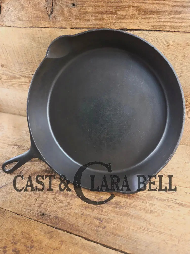 Gorgeous! HTF 1890’s Sixth Series Erie (Griswold) #11 Cast Iron Skillet. Huge!! Skillet
