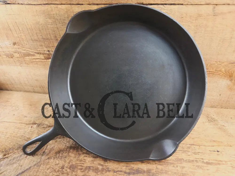 Gorgeous! HTF 1890’s Sixth Series Erie (Griswold) #11 Cast Iron Skillet. Huge!! Skillet